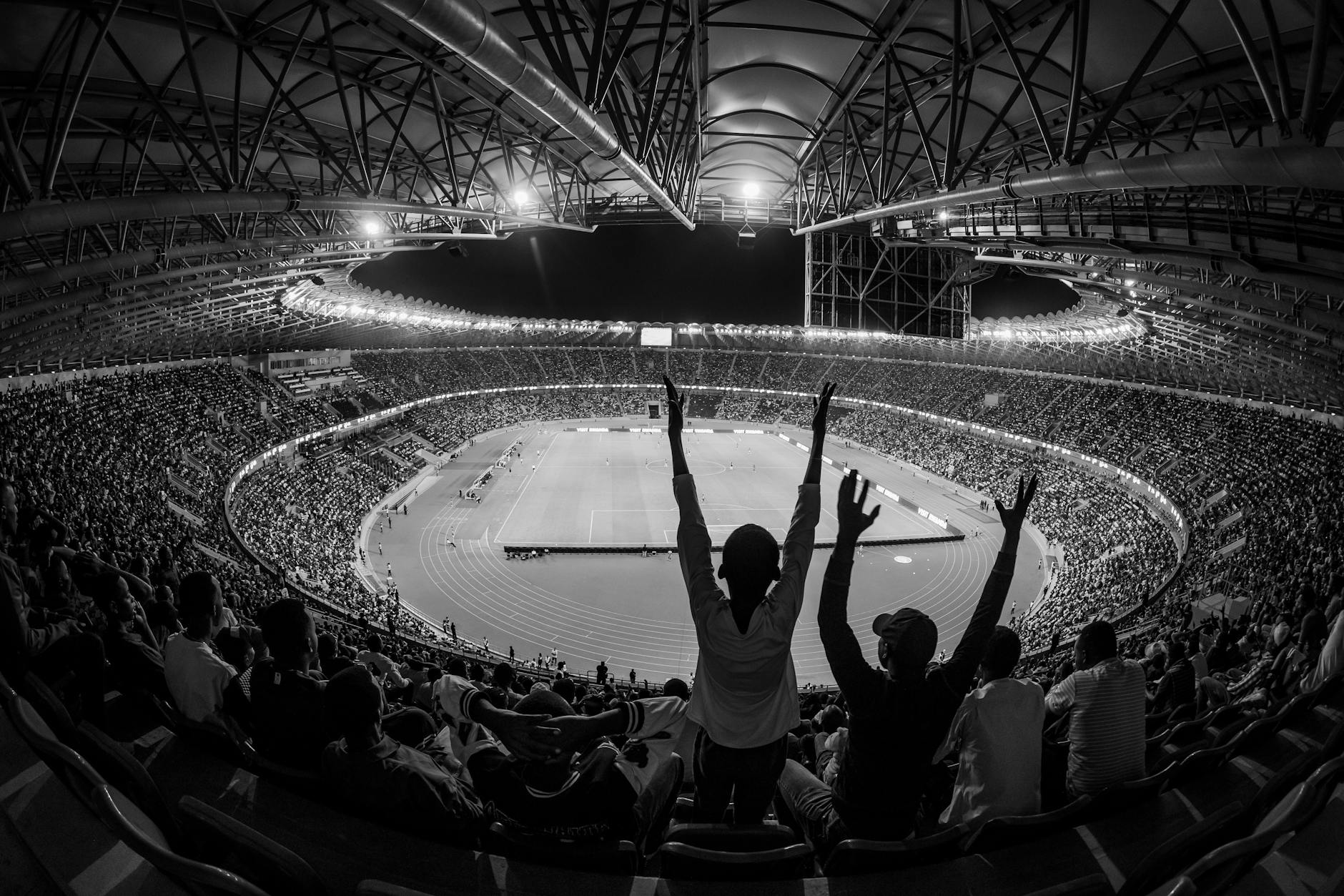 Athletics stadium typical of the Glasgow 2026 Commonwealth Games venues