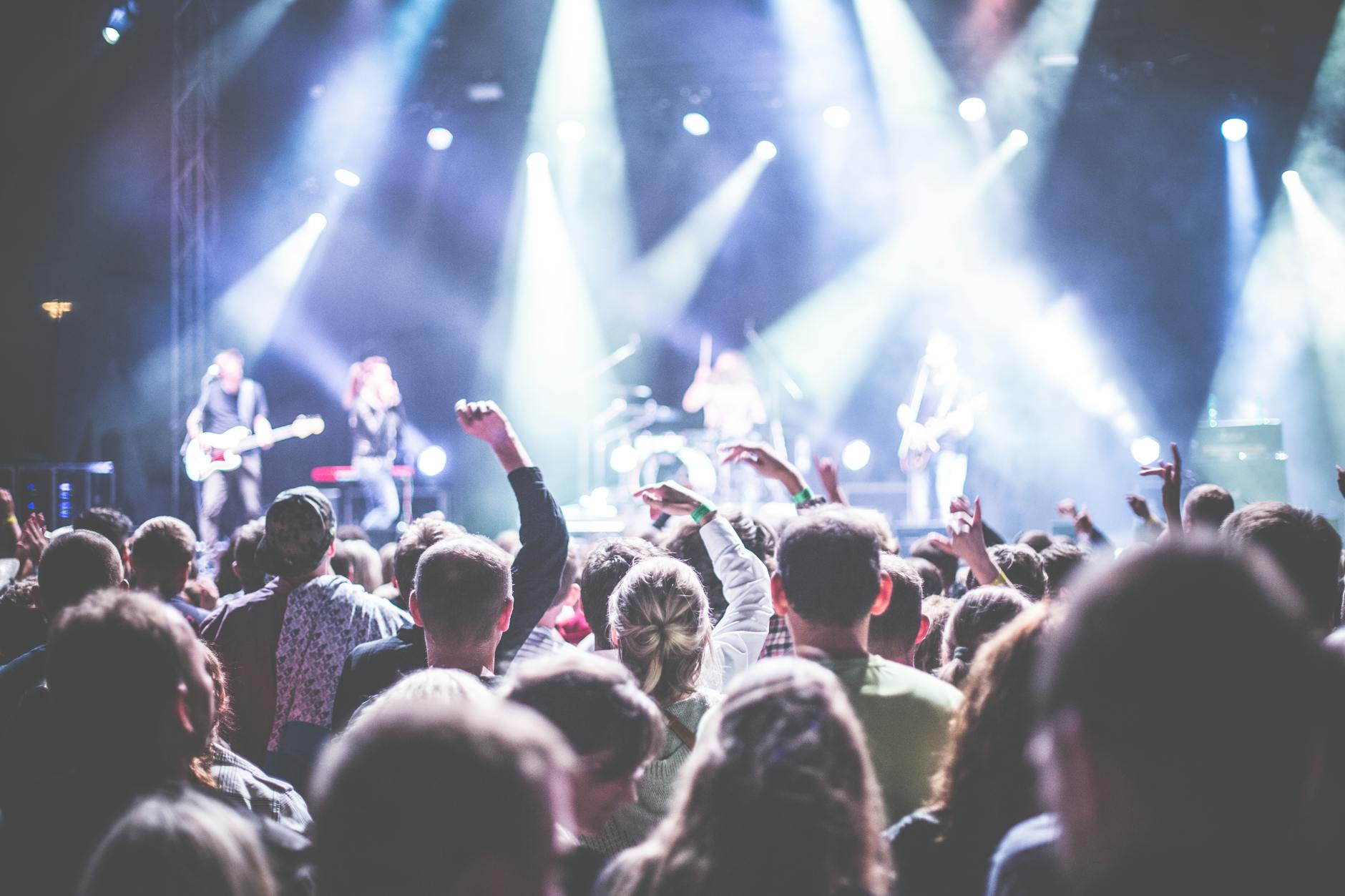 Concert crowd Glasgow live music atmosphere