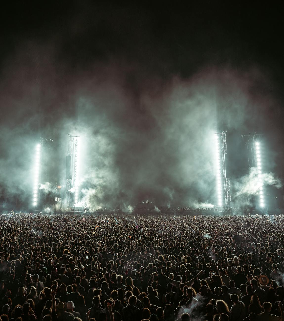 Glasgow events - outdoor music festival crowd enjoying live performance