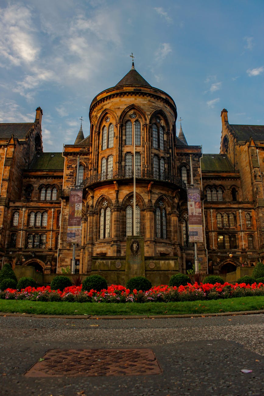 Glasgow history - University of Glasgow Gothic Revival architecture in the West End