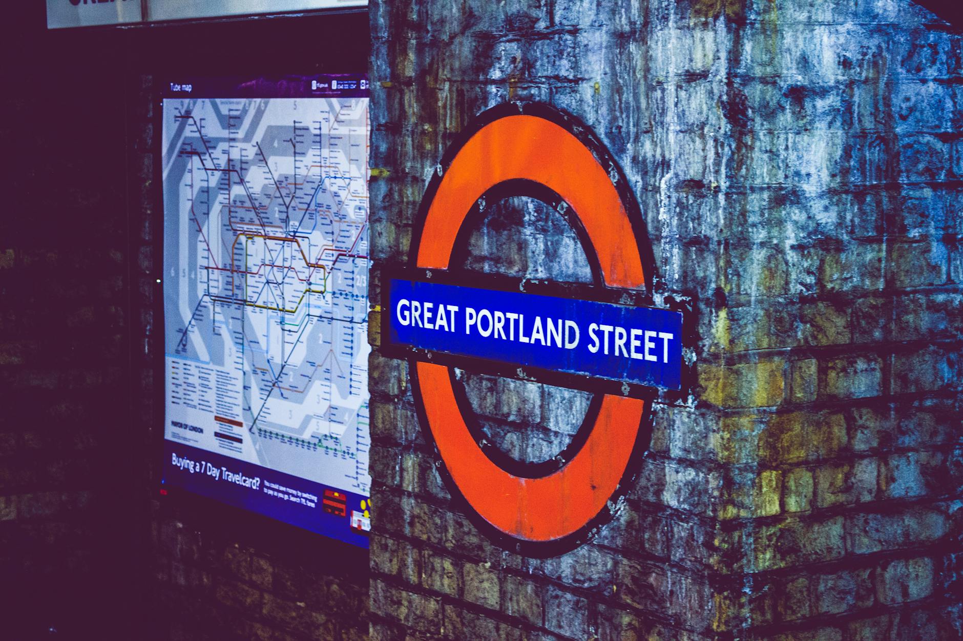 Subway map illustration