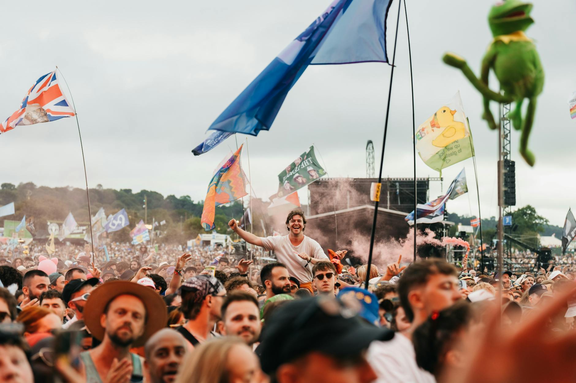 Outdoor summer festival in Glasgow