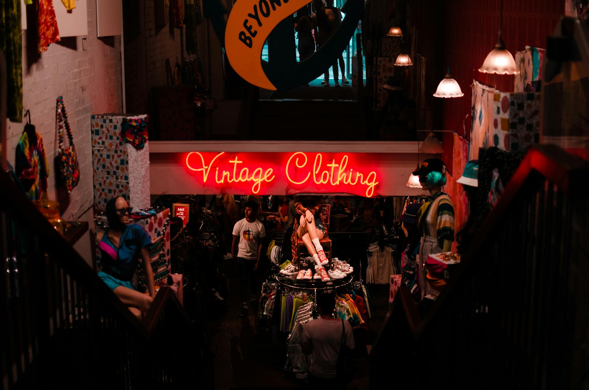 Retro vintage clothing shop similar to Mr Ben in Glasgow